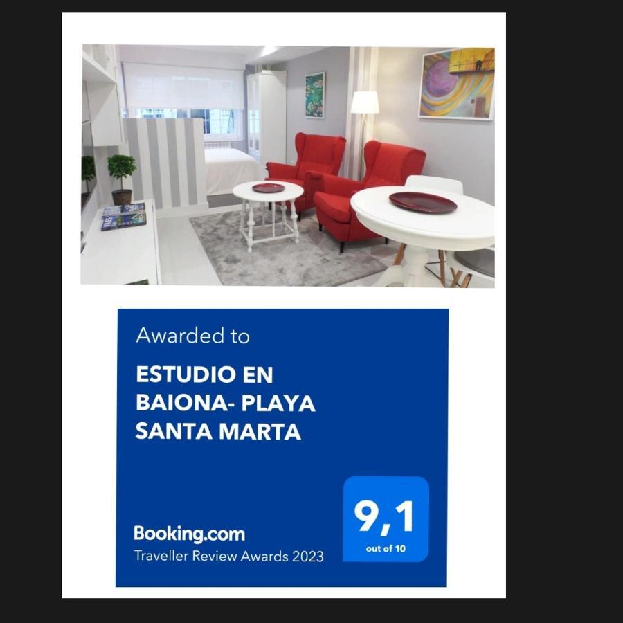 Estudio En Baiona- Playa Santa Marta Exterior photo